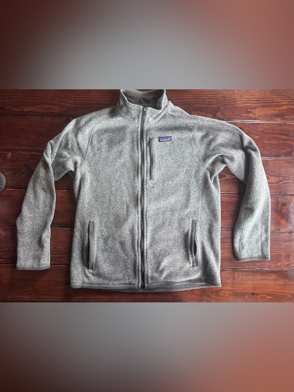 Patagonia Better Sweater Full Zip Fleece Jacket Gray Size L